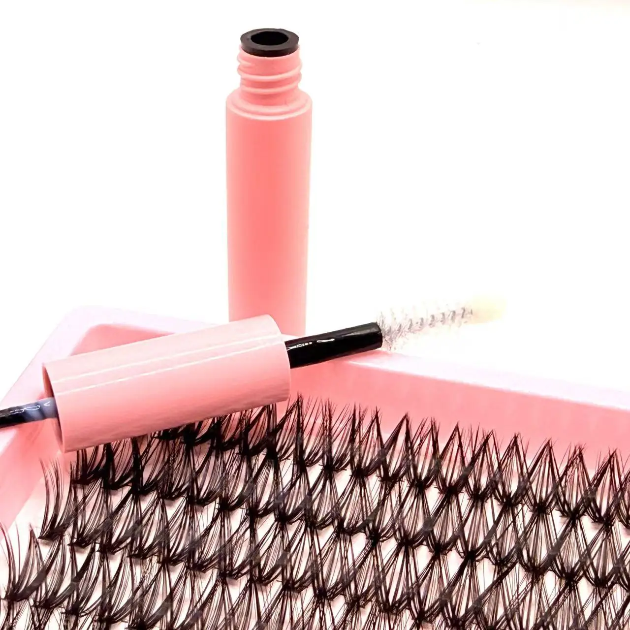 Hot Selling DIY Mix Clusters False Eyelashes Kit with Lash Bond & Seal and Tweezers for Daily Makeup Party Look