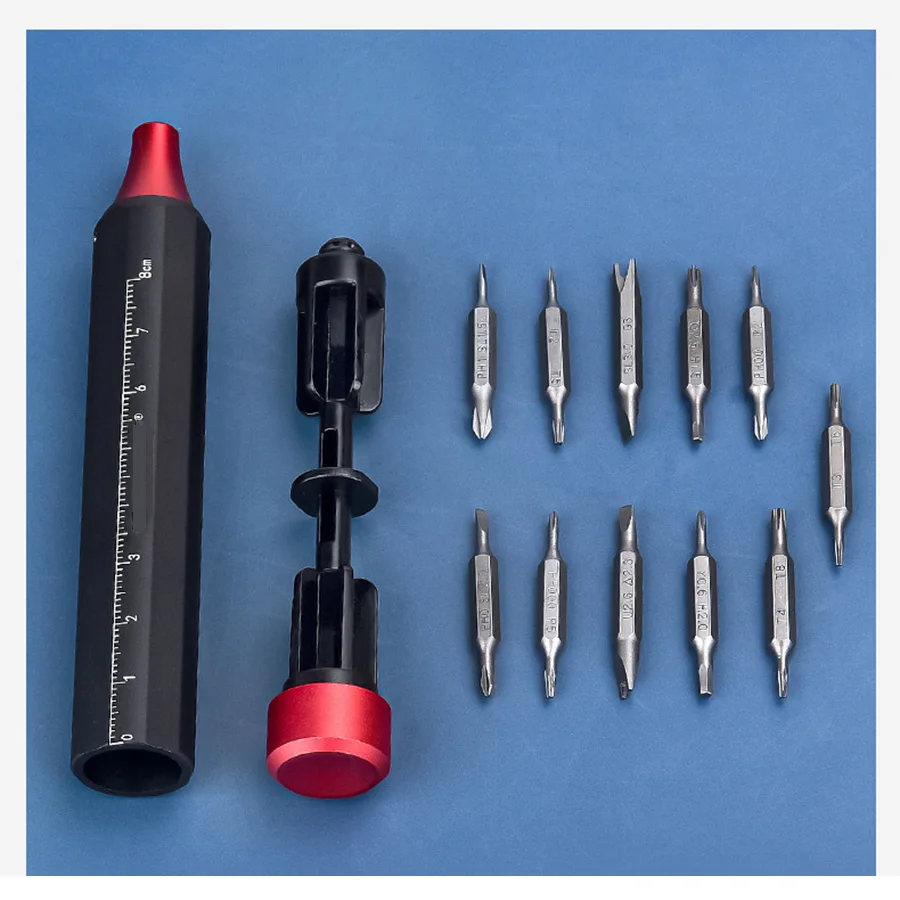 

New Pen Type Screwdriver Tool Set Builtin Precision S2 Bit Disassembling Tool Mobile Phone Notebook Maintenance Creative Bit Set