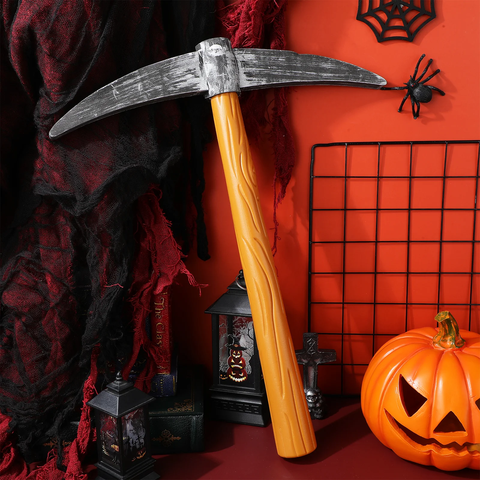 

3Pcs Pickaxe Props Simulation Plastic Sponge Decorative Fake Pickaxe Photo Props Party Performance Photography