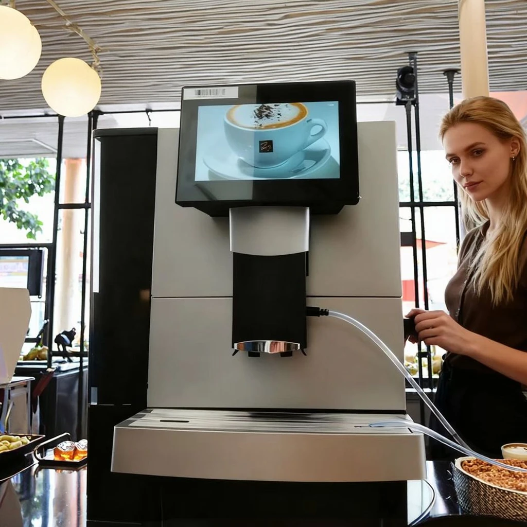

luxuryCommercial Kaffeevollautomat Super Fully Automatic Bean to Cup Coffee Machine for Business