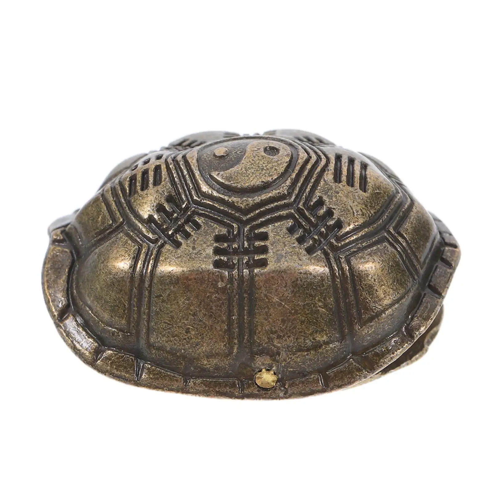 Turtle Shell Shaking Hexagram Ornament Wealth Luck Home Decor Feng Shui Prosperity Symbol I Ching Design