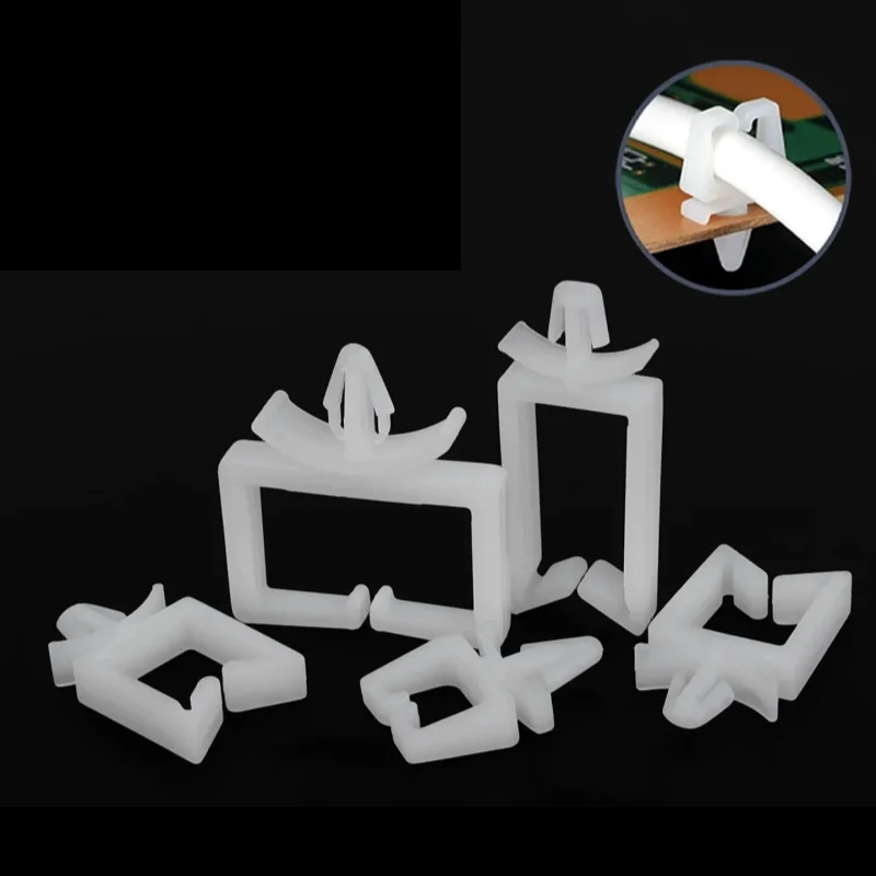 Plastic Wire Fixing Pc Board Cha-1~cha-6 Nylon Cable Management Wire Clamps Manager For Circuit Board