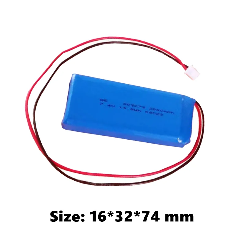 7.4v LIP-802273 2s 2000MAH batteria ai polimeri batteria ricaricabile agli ioni di litio lettore Audio batteria