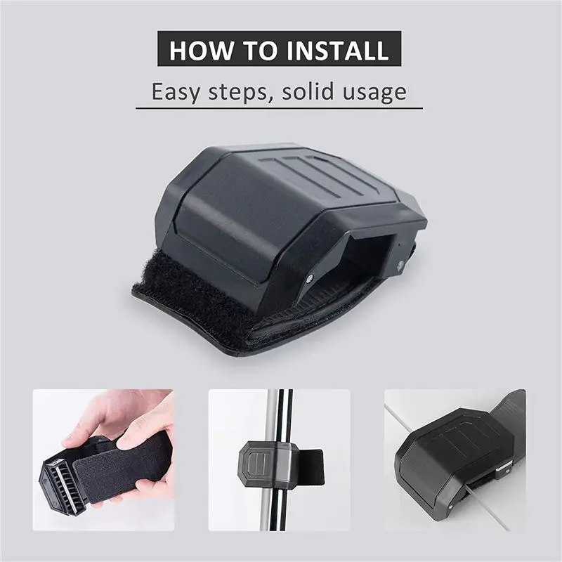 Exquisite 3X Windshield Mount Clamps Straps Kit Windshield Brackets Clips For ATV / UTV Polaris Ranger RZR Can Am Maverick X3 5