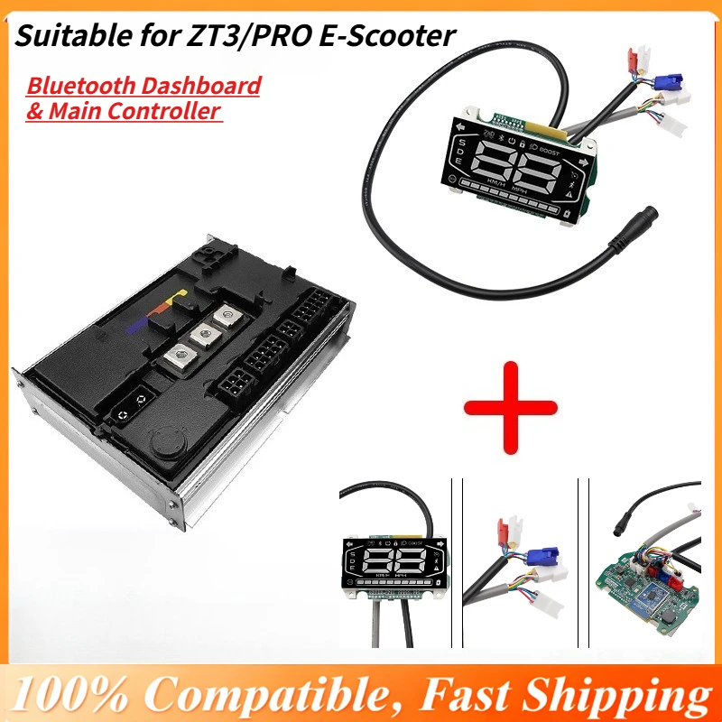 

Bluetooth-панель приборов и главный контроллер для электросамоката ZT3/PRO — увеличение скорости до 35 км/ч, полная замена с функцией Plug-and-Play