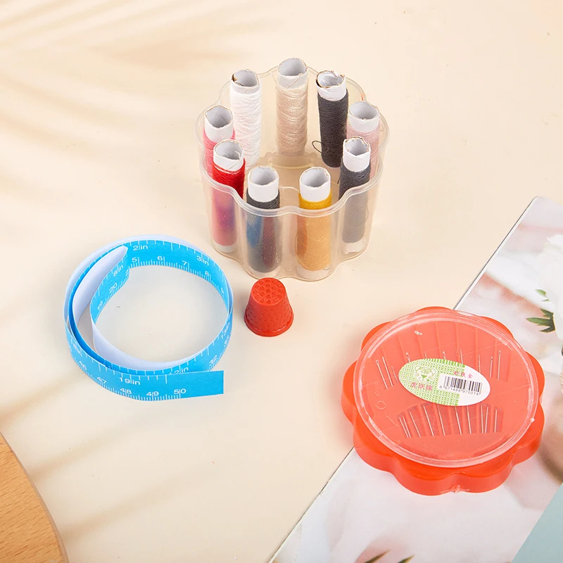 Needle And Thread Box Essential Durable Portable Versatile Home Sewing Needle And Thread Set Embroidery Accessories