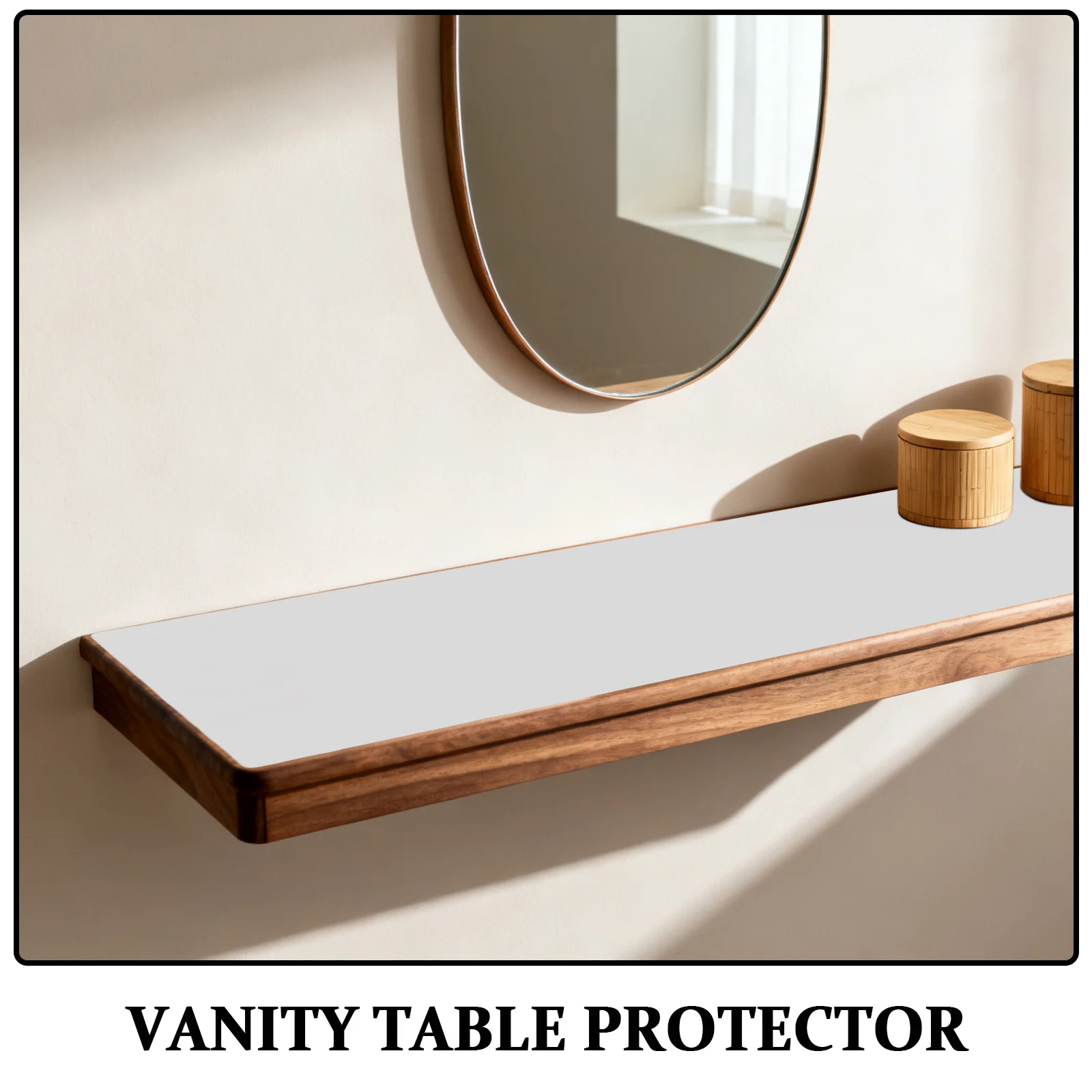 48X16 "ماكياج الغرور وسادة مكتب مقاوم للماء Oilproof Heatproof قابل للغسل حصيرة مكتبية لطاولة ماكياج حامي محطة الحرفية