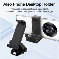 ABKQ-For Gamesir Handle Bracket For Cyclone 2 For Cyclone Pro T4 PRO Controller Mobile Phone Clip Holder For Android IOS Phone