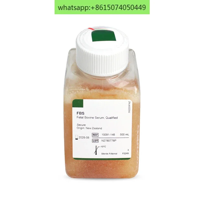 Genuine 10091148 New Zealand Extra Fetal Bovine Serum, Laboratory Supplies Reagents Cell Culture Medium