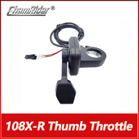 Ebike Thumb Throttle 108X-R Wuxing Trigger Throttle Plastic Finger Throttle 24V-96V Right Thumb Throttle