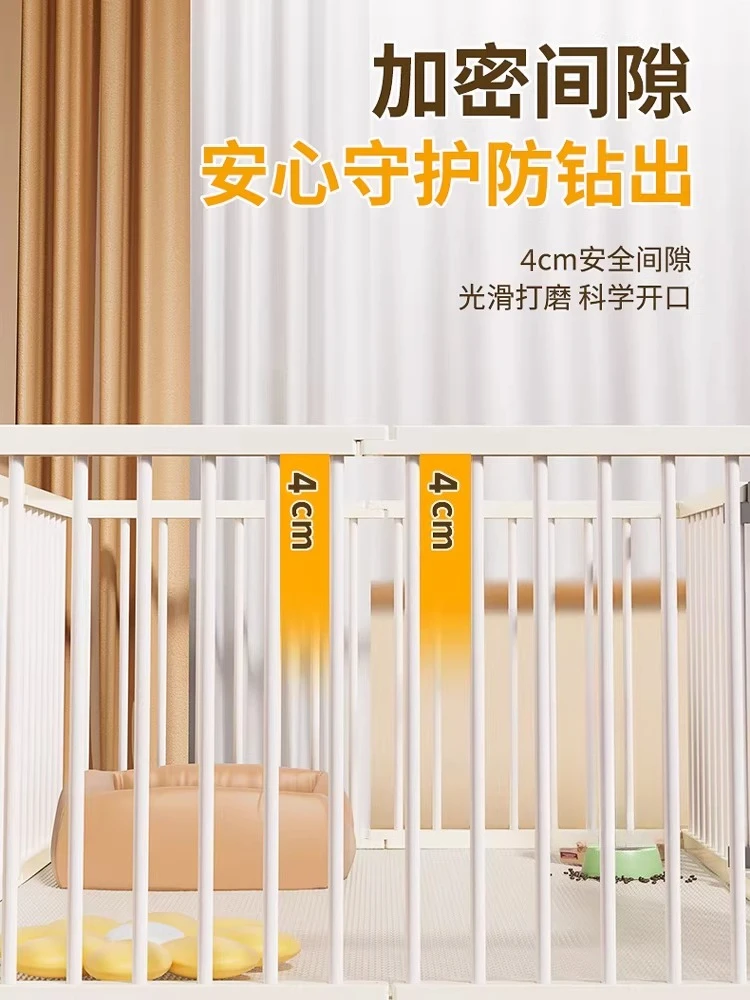 New type of pet dog fence, dog cage free splicing small and medium-sized dog kennel fence, protective fence indoor household