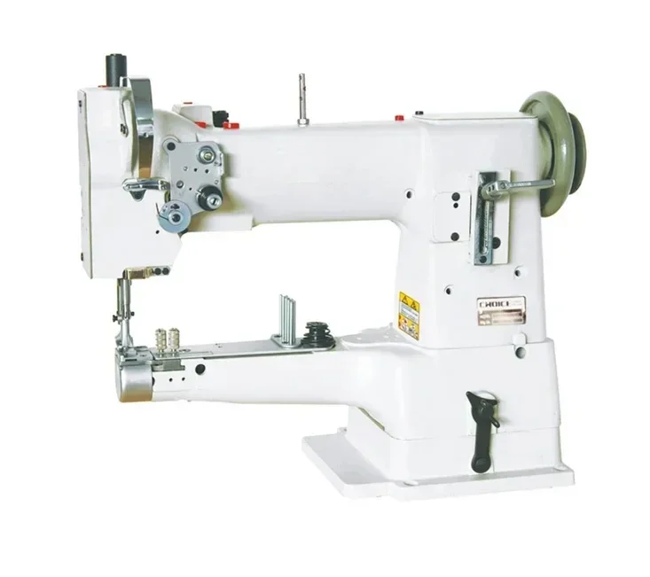 

Única Agulha Cilindro braço fita encadernação Saco de Couro Lockstitch Preço da Máquina de Costura Industri