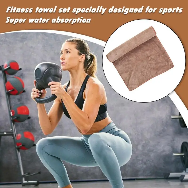 

Sweat Towels For Gym Quick Dry Gym Microfiber Towel Portable Washing Cloth Camping Accessories Super Absorbent For Exercise