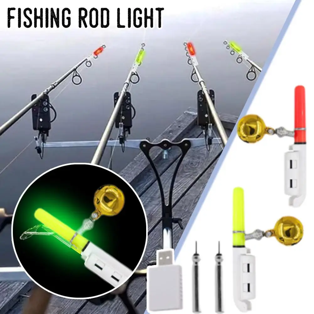 Fishing Light Stick Rod LED CR425 3.6V Lithium Battery Lamp Tackle Tool Luminous Night Pesca Kit USB Fluorescent Bright Cha T2I7