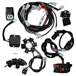 Replacement ATV Ignition Coils Start Up Wire Harness Compatible for GY6 125CC-150CC Start System Coil for ATV Accessories