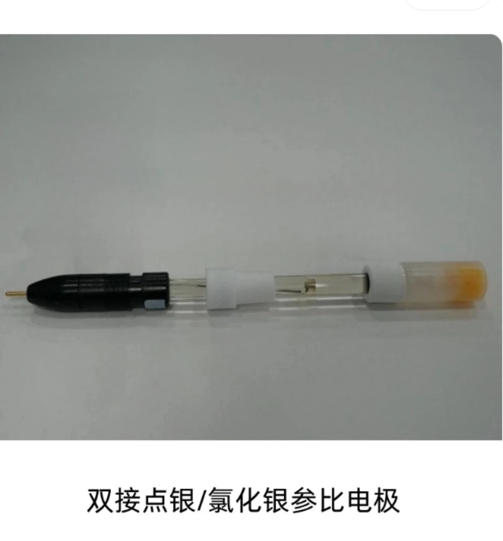 Anti-corrosion Double Junction Silver Silver Chloride Reference Electrode Low Drift Lab Electrochemical Consumables