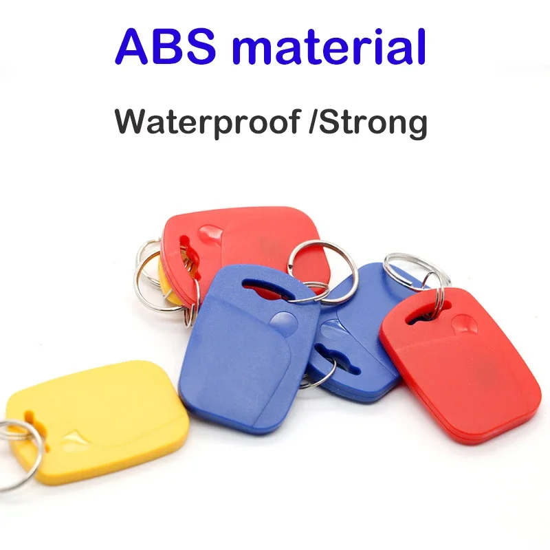 10pcs 2 In 1 Dual Chip Frequency RFID Keyfob T5577/125KHZ +UID/13.56MHZ Rewritable Composite Access Control Key Tags IC+ID