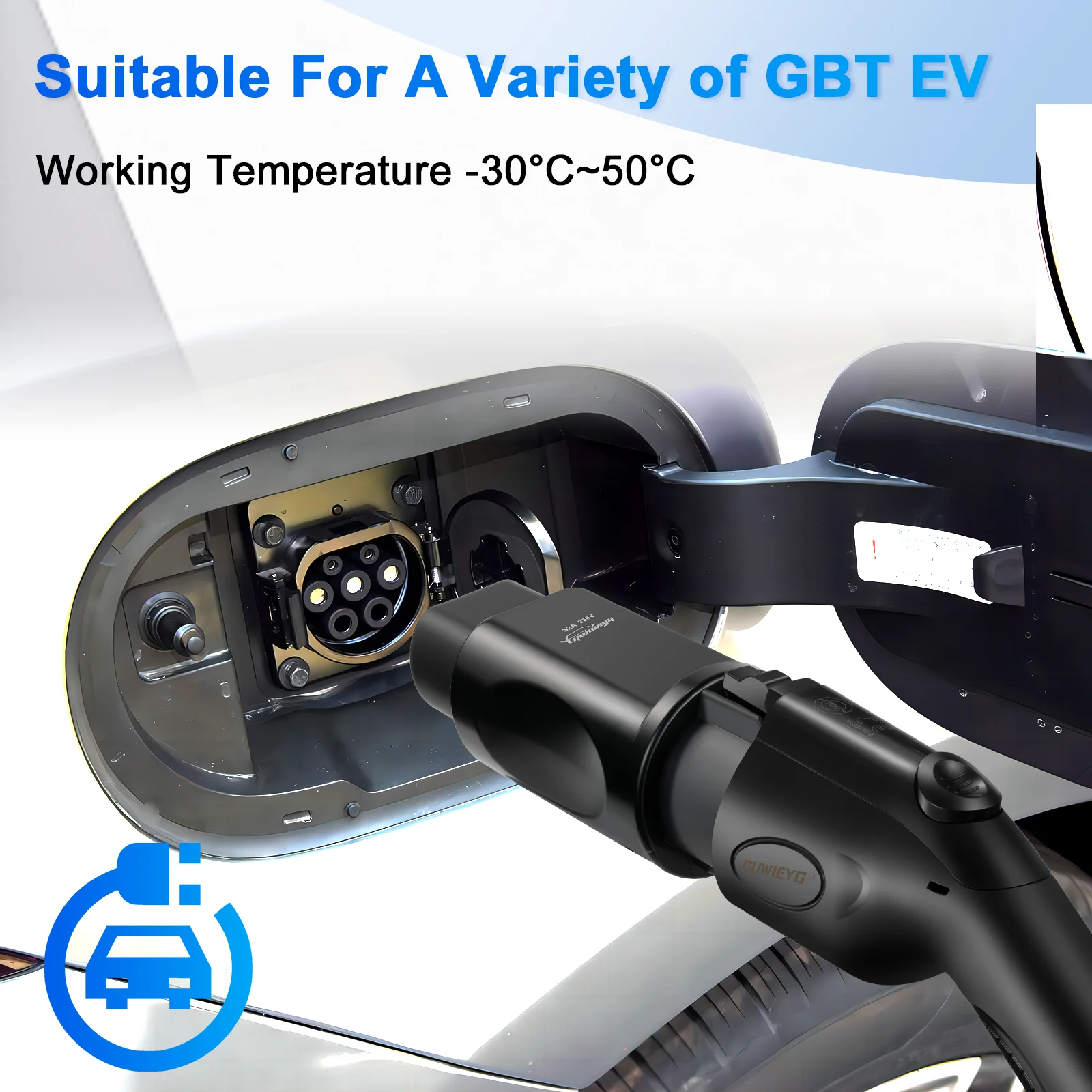 GUWIEYG EV Charger Connector Type 1 to GBT Adapter Electric