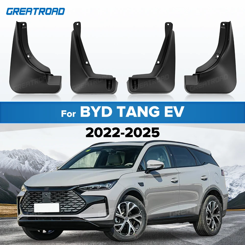 

For BYD TANG EV 2022-2025 Fender Mudflaps Splash Guards Mudguards Mud Flaps car Accessories