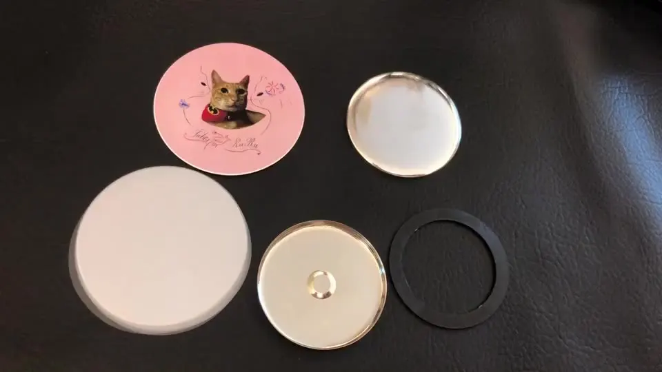 58Mm Magnetic Refrigerator Magnetic Maker Tinplate Refrigerator Magnetic Machine Metal Cutting Machine Consumables DIY Cover