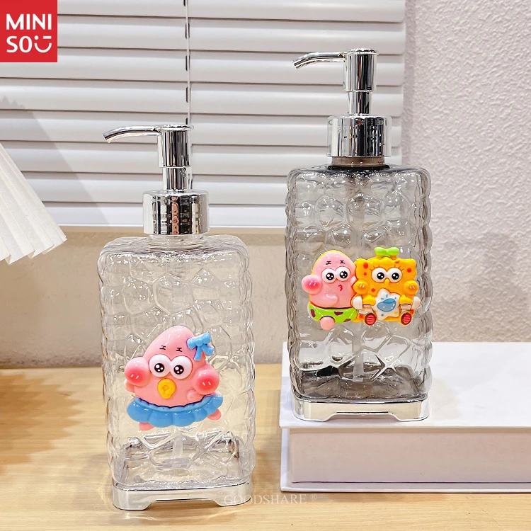 bouteilles-a-pompe-rechargeables-patrick-star-cute-cartoon-–-vide-pour-le-lavage-du-corps-shampoing-savon-pour-les-mains-avec-mousseur--utilisation-domestique