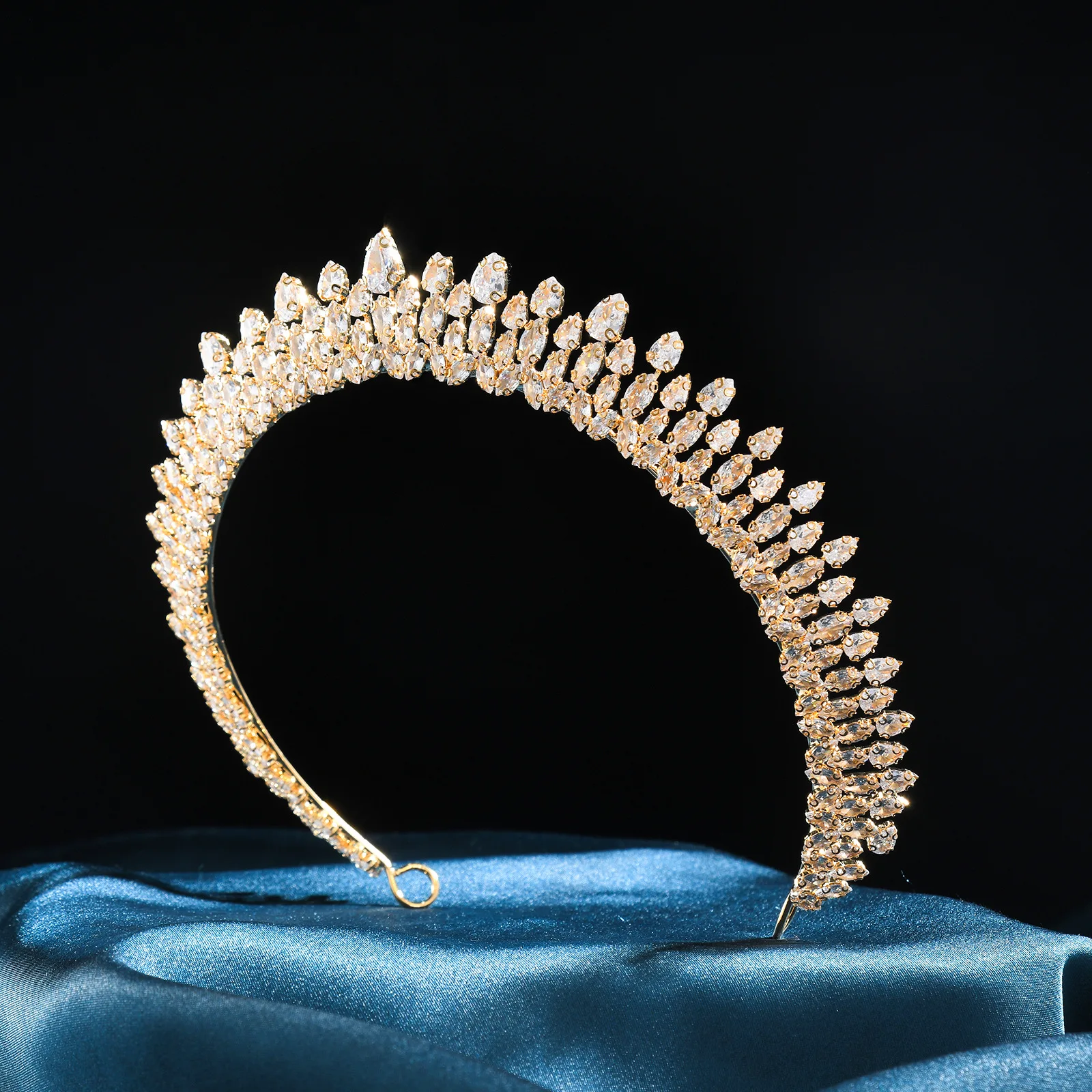 

Zirconia Crowns And Tiaras Wedding Hair Accessories Luxury CZ Bridal Crowns For Women Diadem Party Bride Hair Jewelry Headdress