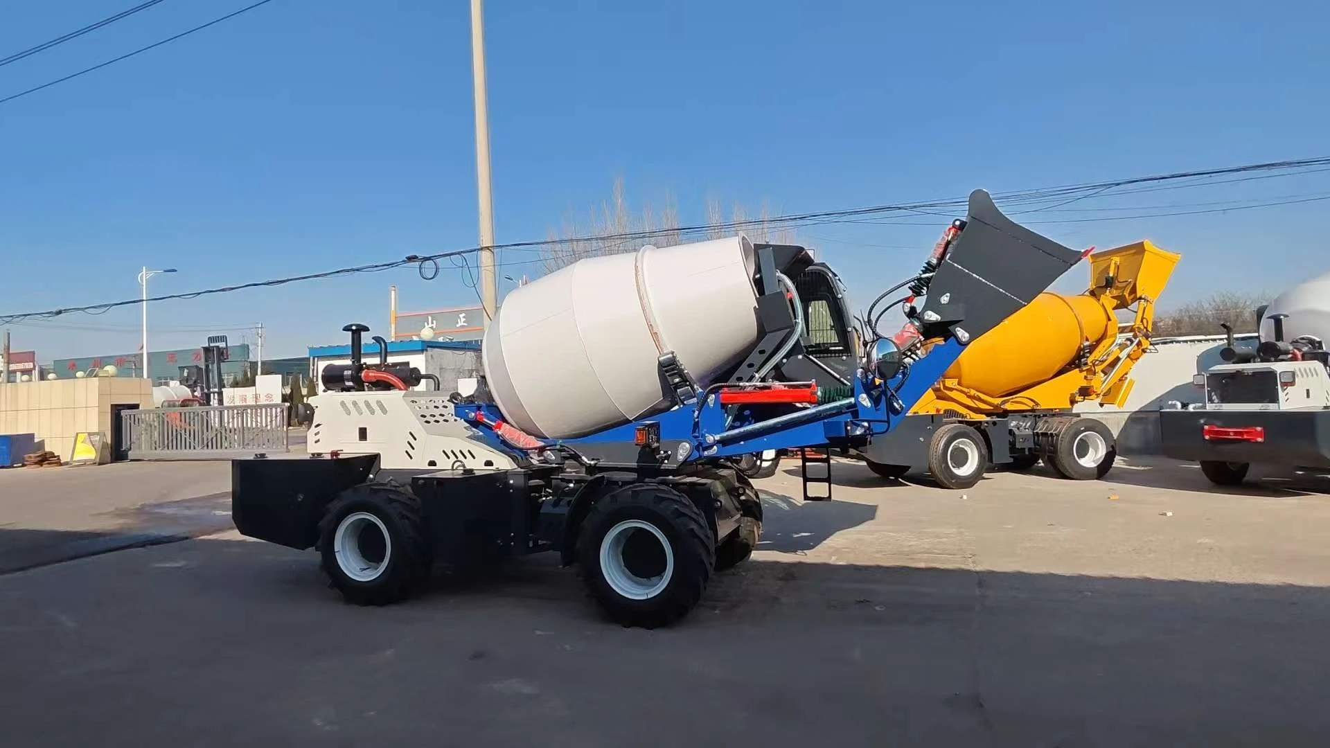 3.5m3 Self Loading Concrete Mi - Concrete Mixer Machine ulasan dan harga