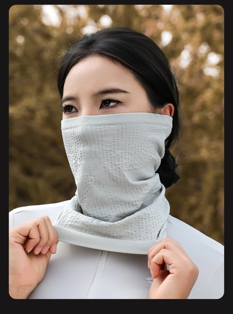 WEST BIKING Gestrickter Nackenwärmer Winddichte Gesichtsmaske Atmungsaktiver Thermoschal für Radfahren Motorradfahren Herbst Früher Winter 4 Farben – Detail 22