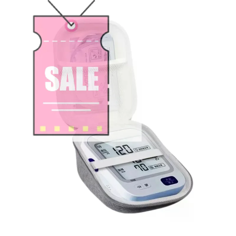 1Pcs Home Electronic Measurement EVA Blood Pressure Bag Hard Case Storage Bag For Upper Arm Blood Pressure Monitor For