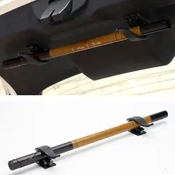 2pcs Multi-purpose Car Trunk Umbrella Fixing Bracket Plastic Clip Clothes Hanger Seat Back Hook Car Interior Accessories