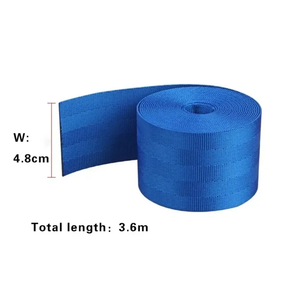 3.6M Car Seat Belt Seatbelt Universal Car Seat Belt Color Modification Accessories 48MM Retractable Seat Belt for Automobile
