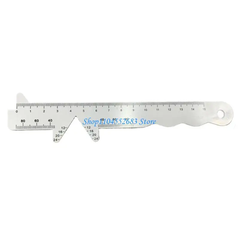 Y6GD PLASTIC PD REGER OPTICALS Leerlingafstand Ruler Ophthalmic Tool Eye Occluder Occluder