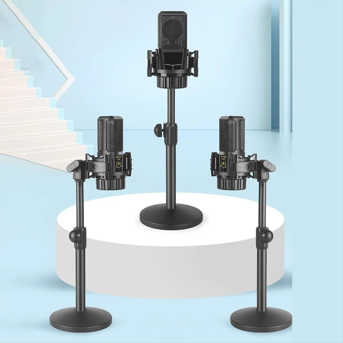 Microphone Shock Mount for PC-K220 Broadcast Clip Studio Recording Mic Holder Spider Condenser-ELEC