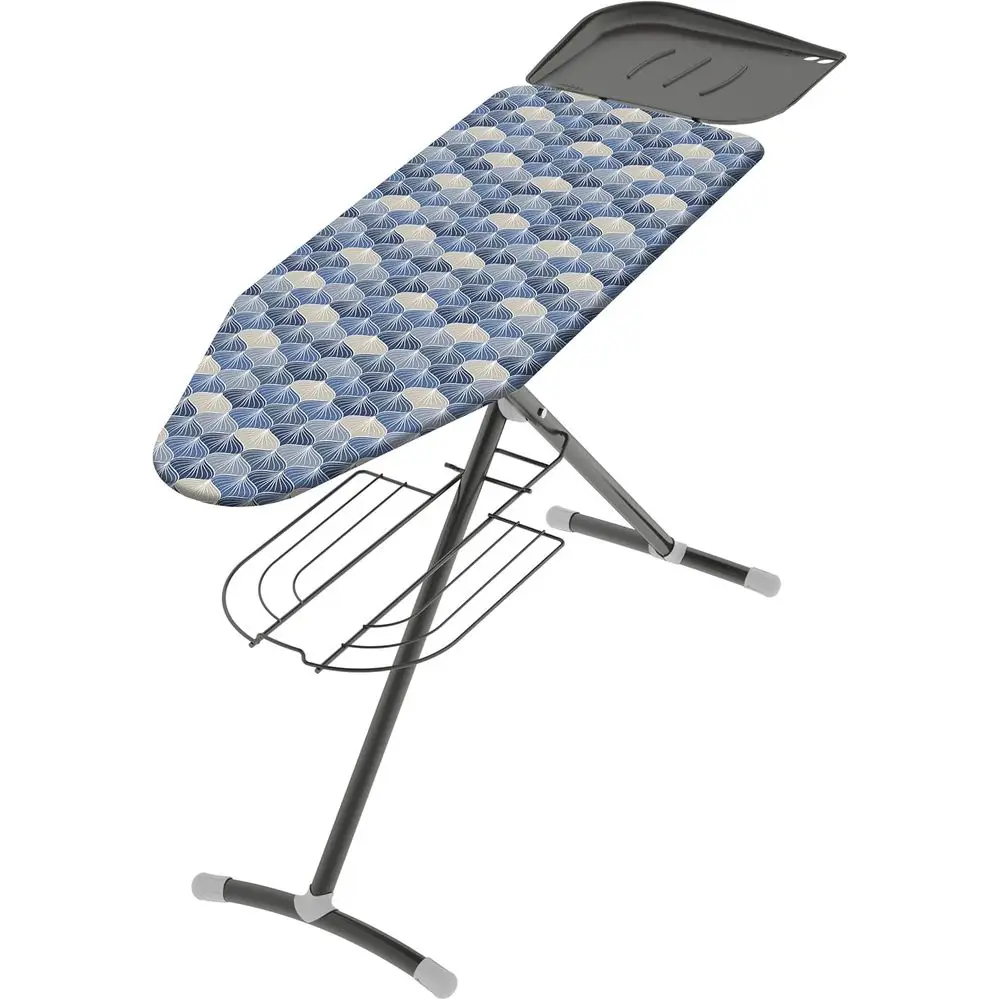 

XL Ironing Board 47.2” x 17.3” – Heavy Duty Foldable Iron Board with Steam Station Rest, 6-Position Adjustable Height to 37.4”,