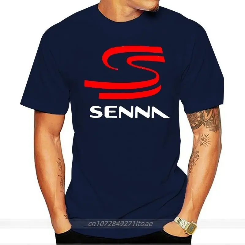 

New F-1 Legend AYRTON SENNA Racing T-Shirt S-5XL male brand teeshirt men summer cotton t shirt