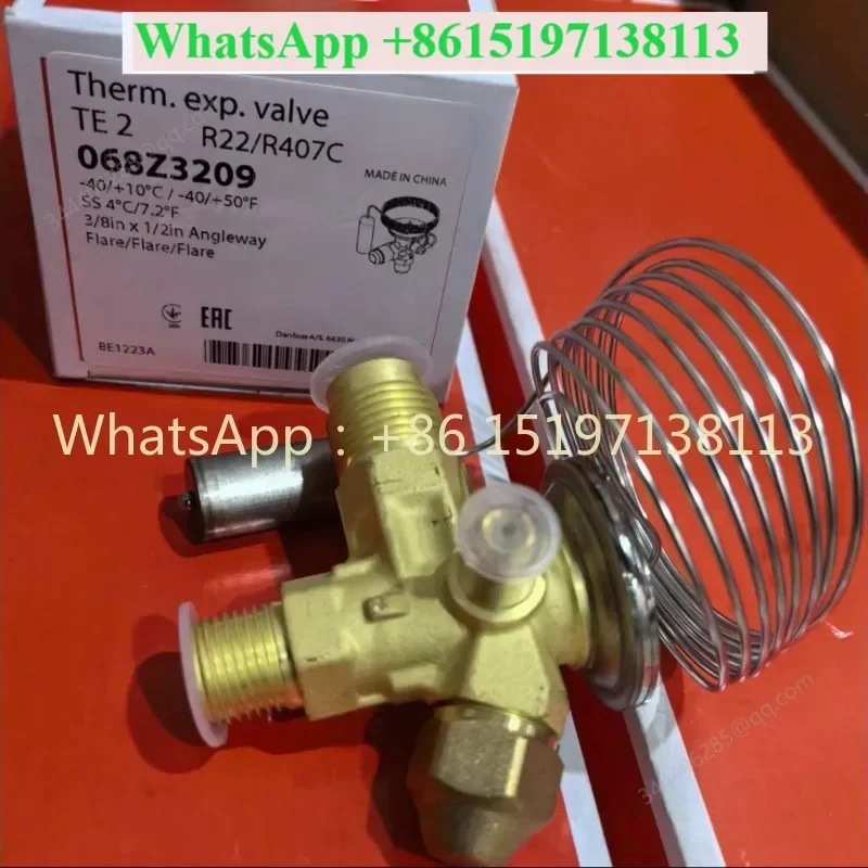 Compatible with Danfoss Thermal Expansion Valve   TE2 External Balance R22/R407C 068Z3209 (without spool)