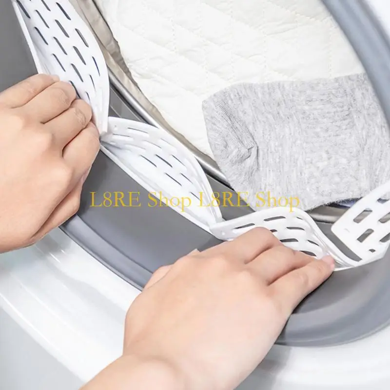 L8RE Silicone Front load washer door seal insert for delicate laundry item care