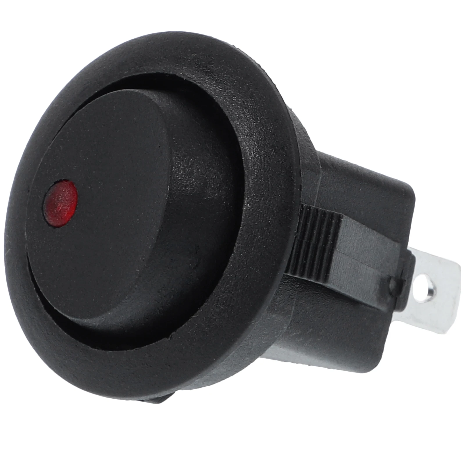 

12V 16A Spst Car Boat Round Rocker /Off Led Green 2.4*2.4*3Cm 3/4 Inch Hole Easy Install Automotive Electrical Switch