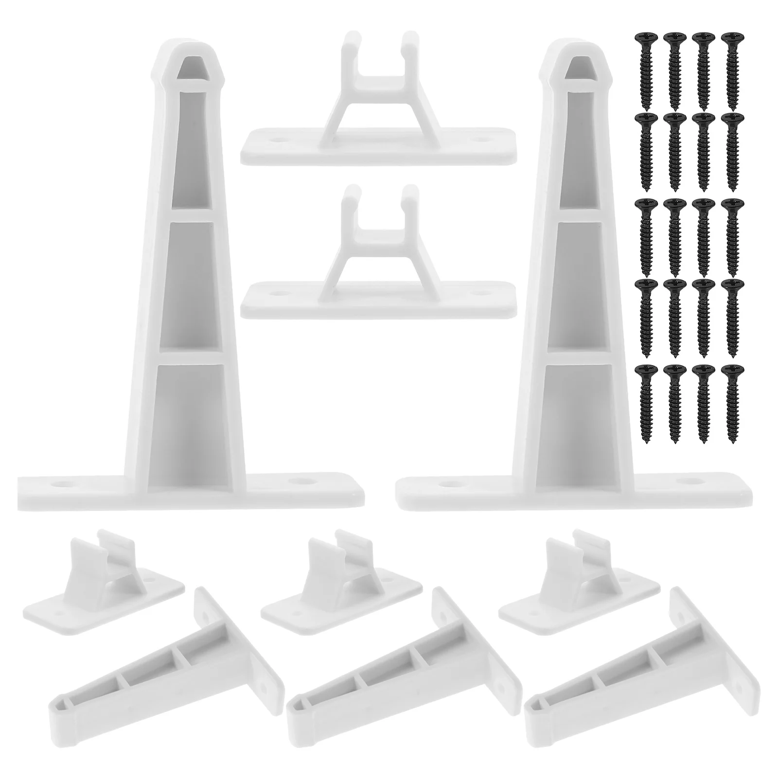 

5 Sets Door Rv Door Latch Holder Holder Plastic Durable Easy Installation Camper YachtReplacement Parts Storage Latch