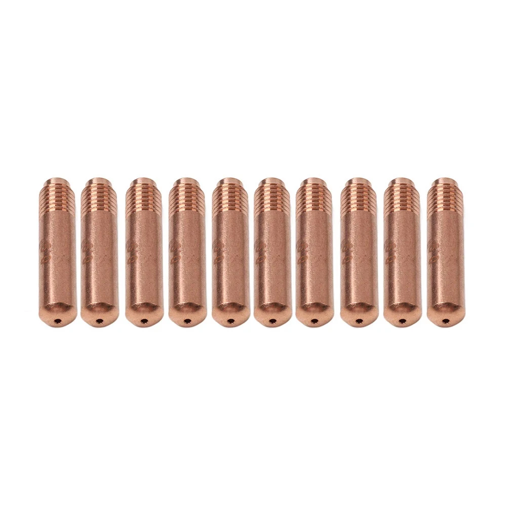 Contact Tip Copper Contact Tips Contact Tips 10 Pack Comfortable Welding Experience High Conductivity Copper DIY Welding