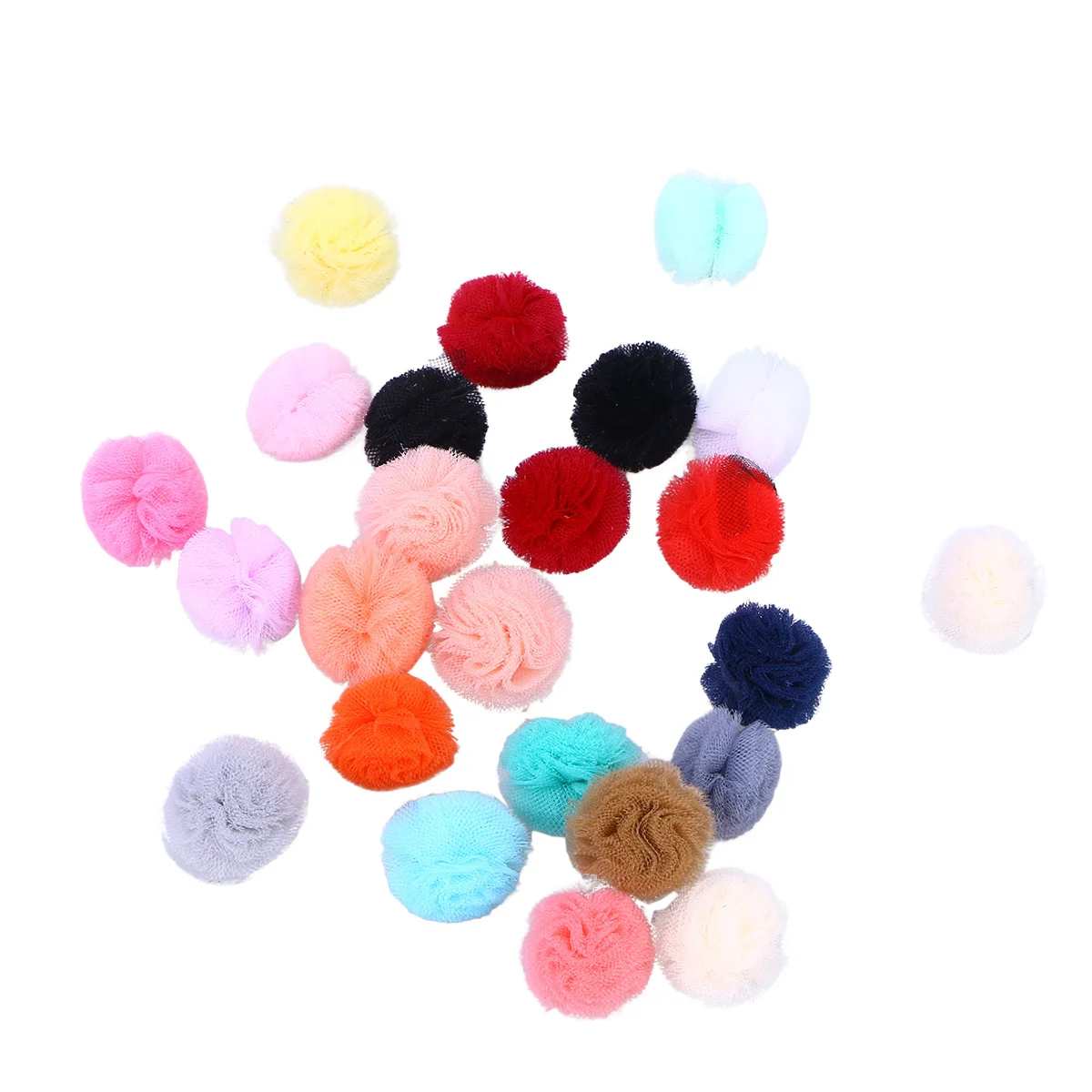 

24Pcs Dog Cat Gauze Hair Bows Pet Topknots Small Bowknots Grooming Accessories Random Color Dog Hair Band Topknot for Pet