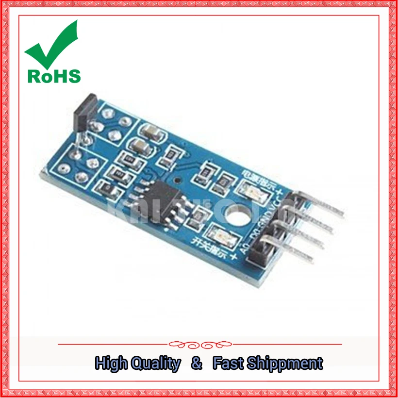 Hall Sensor Motor Speed Measurement Module 3144E Single Open Circuit Speed Sensor 3144 Count Sensor A3144 Board A3144E