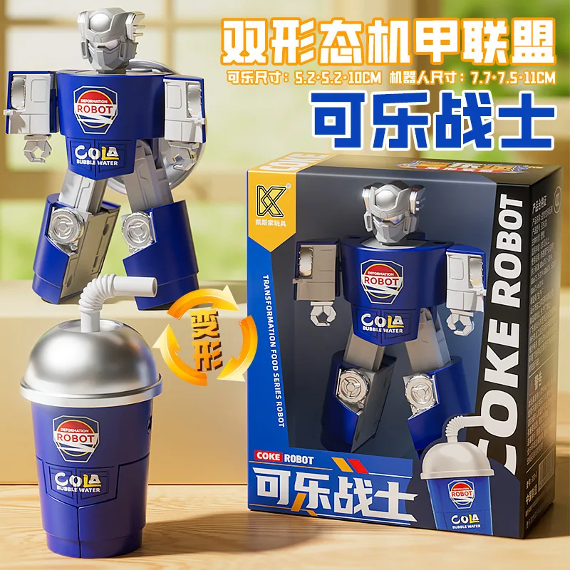 4.5 ''/Trasformazione Giocattoli Anime Figure Giochi Giocattolo Trasformare Gelato Patatine Fritte Burger Robot Regalo Di Compleanno Per Bambini Raccogliere modelli