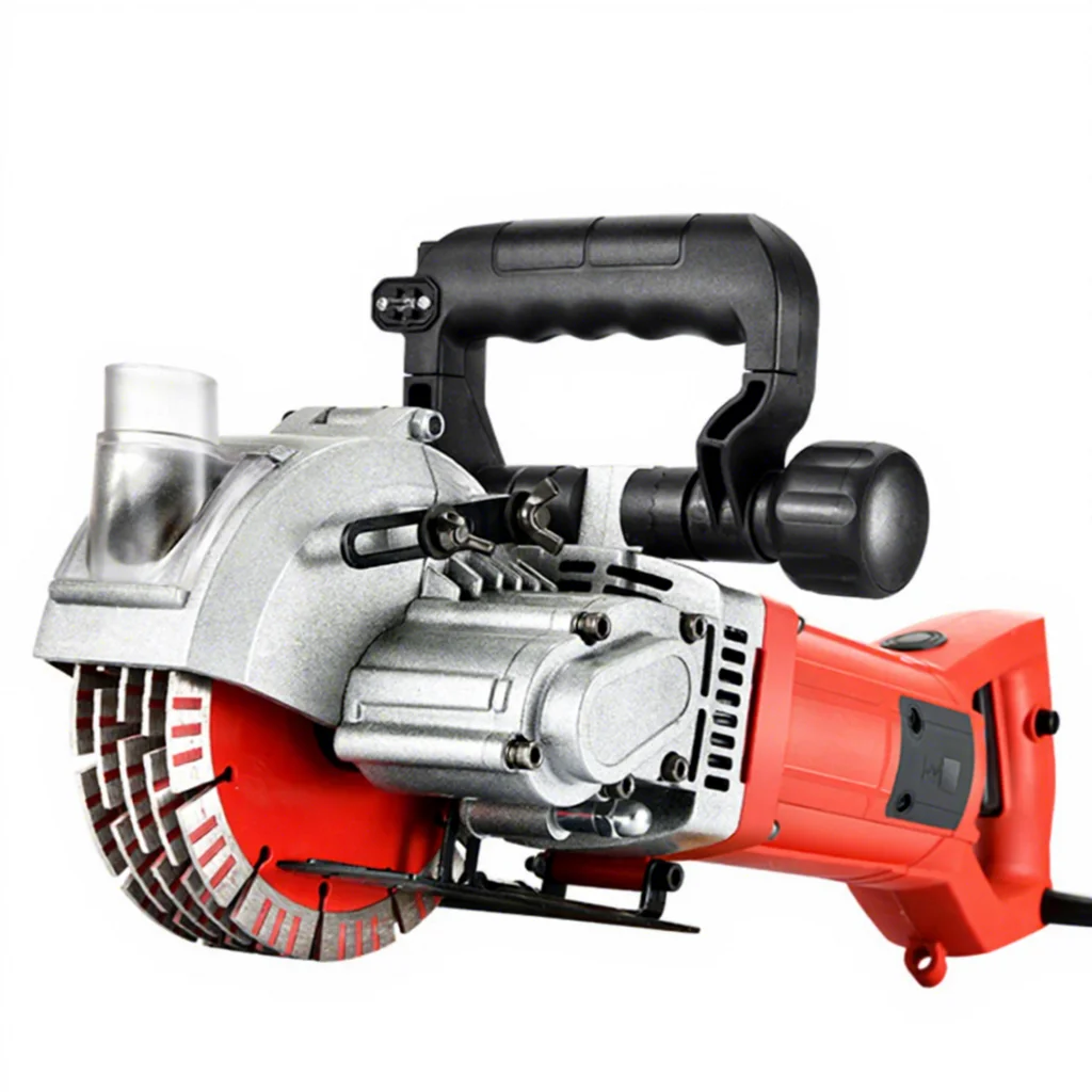 GZD Professional 4000W Wall Chaser Dust-Free Cement Slot Cutting Groove Machine 220V