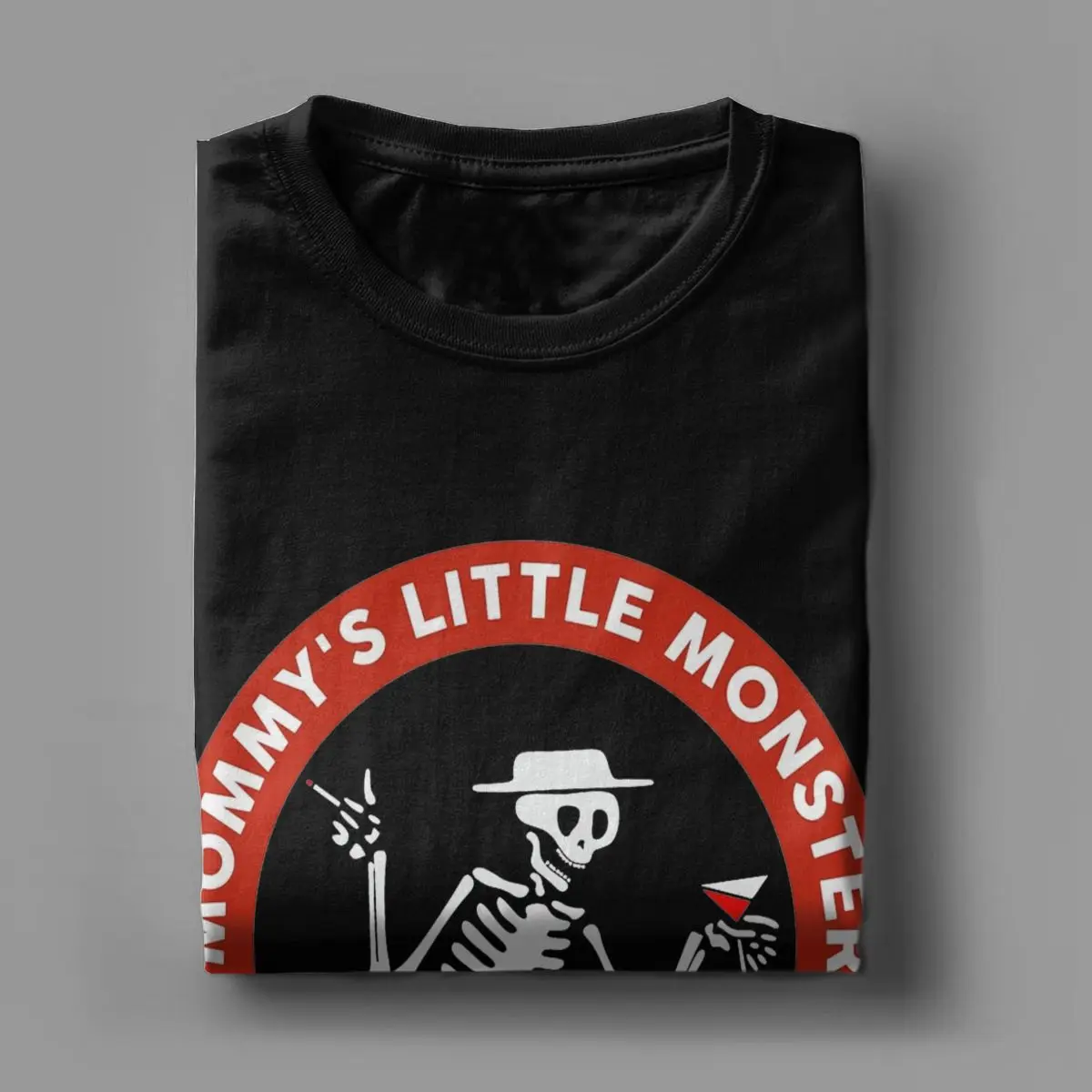 Creative Mommy\'s Little Monster Social Distortion Bands Music T-Shirt Men T Shirts Pure Cotton Tee Shirt Gift Idea Clothing