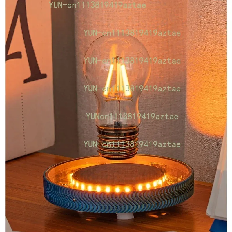 Magnetic Levitating Saturn Bulb Lamp Rotating Table Ornament Creative Office Home Unique Gift Accessories