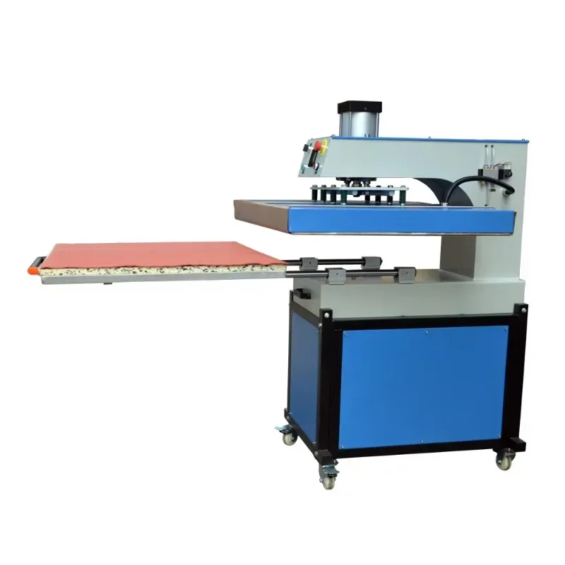 【Fashionable】New Semi-Automatic Transfer Machine Flatbed Printer Heat Press For T-Shirts & Garments Pneumatic Driven