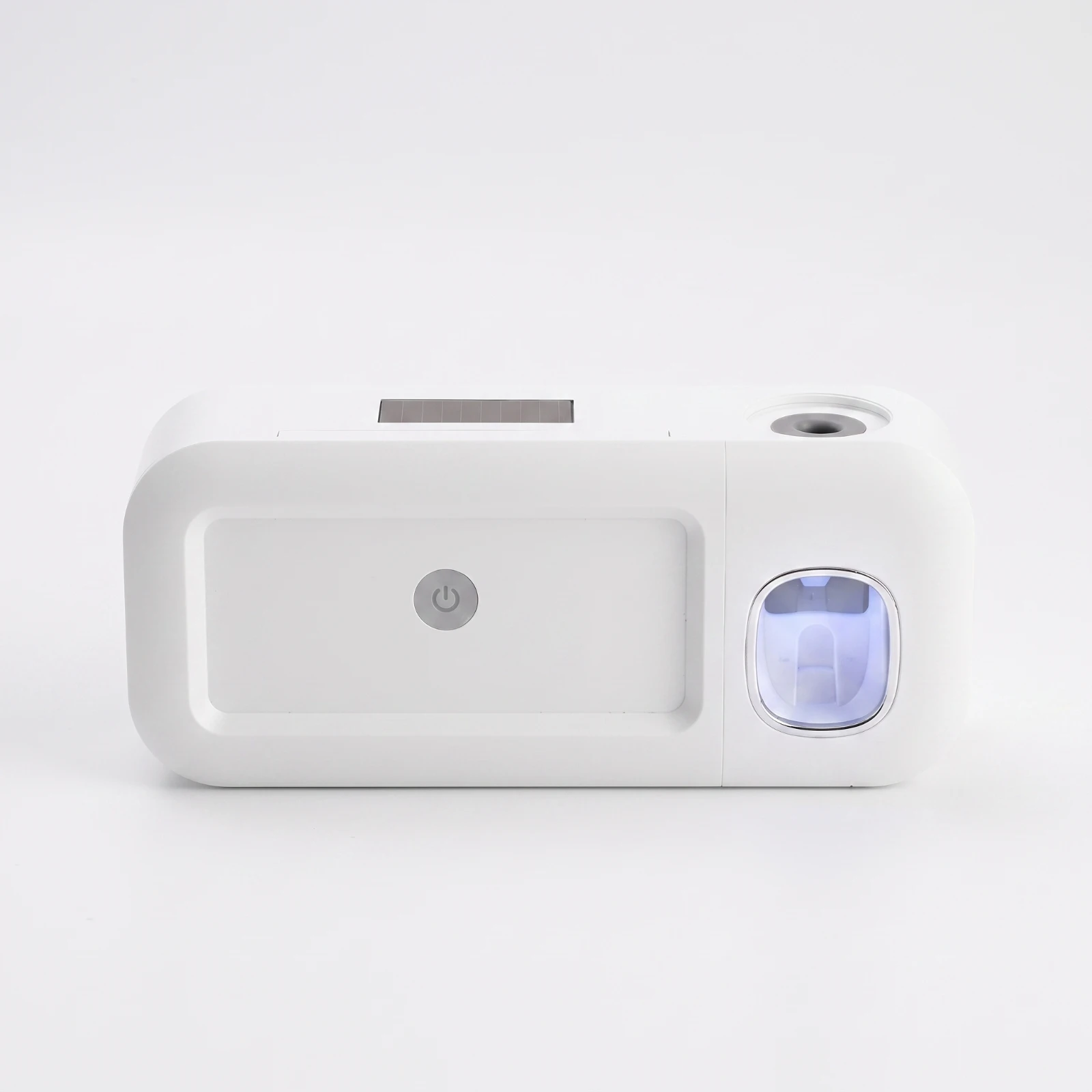 Toothbrush Sanitizer with Slots Rechargeable Wall Toothbrush Holder Bathroom Organizer USB Charging Cordless for Families