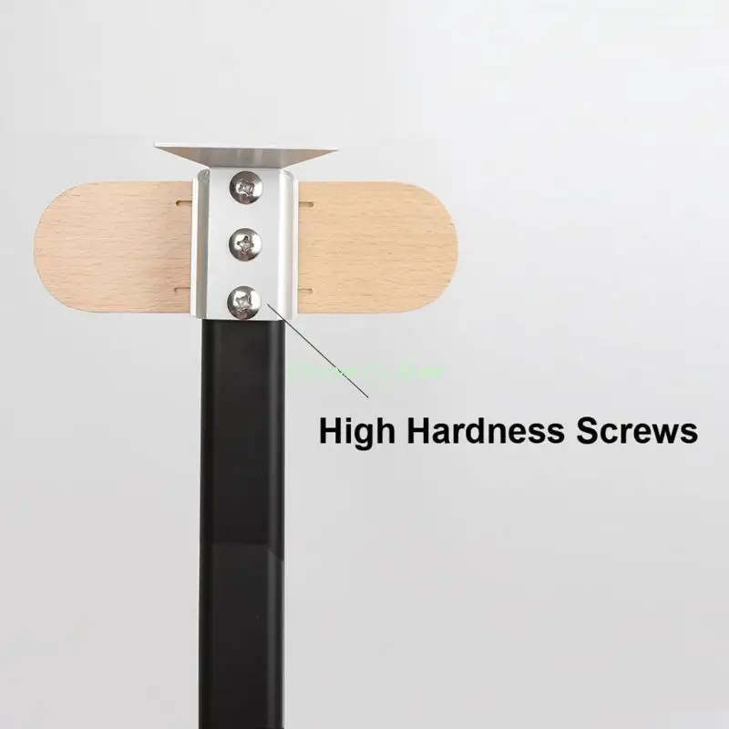 X90F Lengthened Commercial Household Pizza Oven Brush Alloy Handle Household Grill Cleaning Brush for Pizza Oven Cleaning
