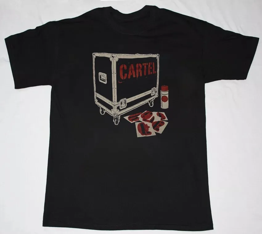 Cartel Band Black Color Full Size Shirt Unisex BL1936